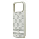 DKNY DKNY iPhone 17 Pro Max Back cover coque - Checkered Pattern With Printed Stripes - Beige DKNY DKNY iPhone 17 Pro Max Back cover coque - Checkered Pattern With Printed Stripes - Beige