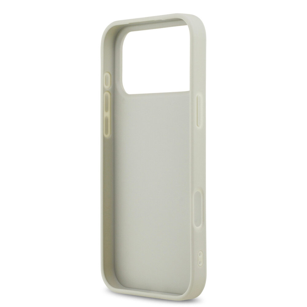 DKNY DKNY iPhone 17 Pro Max Back cover coque - Checkered Pattern With Printed Stripes - Beige DKNY DKNY iPhone 17 Pro Max Back cover coque - Checkered Pattern With Printed Stripes - Beige