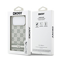 DKNY DKNY iPhone 17 Pro Max/iPhone 18 Pro Max Handyhülle Karomuster mit gedruckten Streifen - Beige