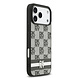 DKNY DKNY iPhone 17 Pro Max Back-Cover hul - Checkered Pattern With Printed Stripes - Schwarz DKNY DKNY iPhone 17 Pro Max Back-Cover hul - Checkered Pattern With Printed Stripes - Schwarz