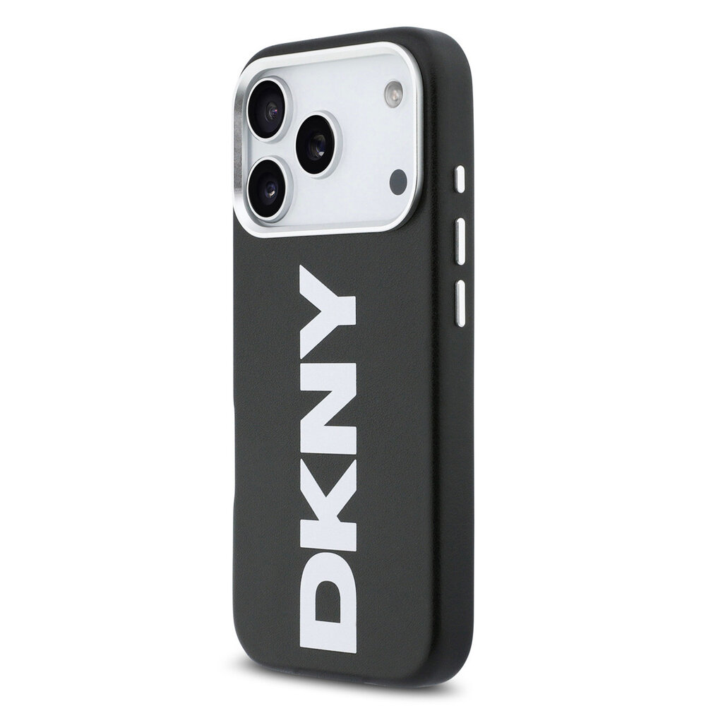 DKNY DKNY iPhone 17 Pro Back cover coque - MagSafe - Full Wrap With Large Vertical Logo - Noir DKNY DKNY iPhone 17 Pro Back cover coque - MagSafe - Full Wrap With Large Vertical Logo - Noir