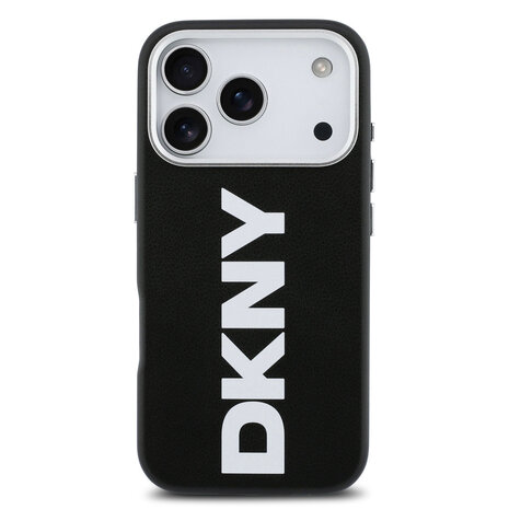 DKNY DKNY iPhone 17 Pro Back cover coque - MagSafe - Full Wrap With Large Vertical Logo - Noir DKNY DKNY iPhone 17 Pro Back cover coque - MagSafe - Full Wrap With Large Vertical Logo - Noir