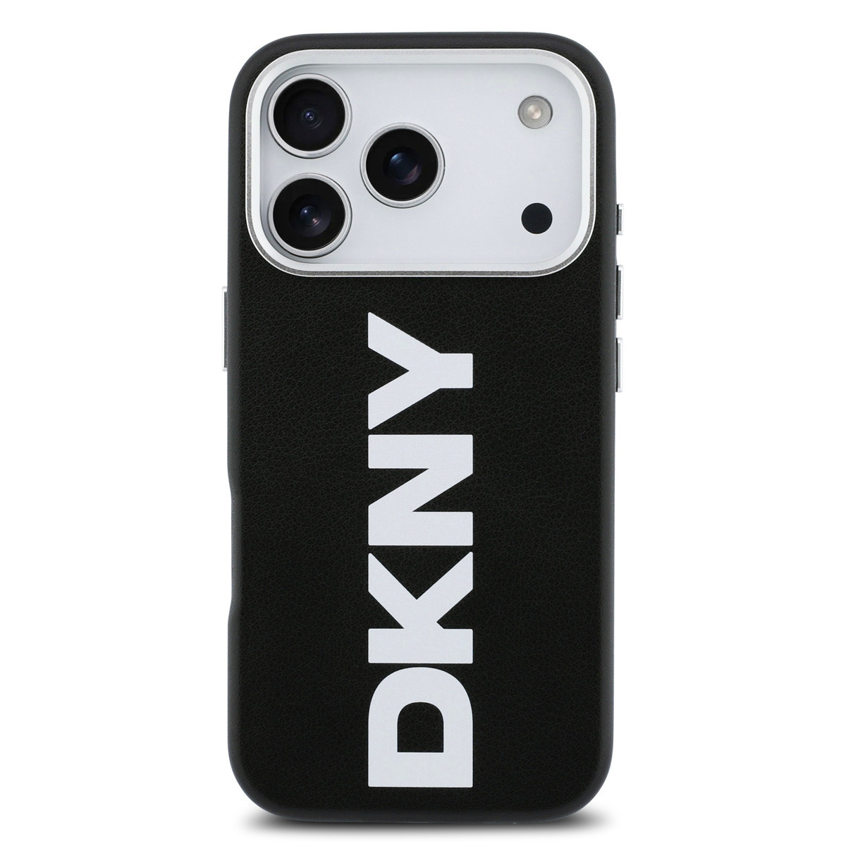 DKNY DKNY iPhone 17 Pro Backcover hoesje - MagSafe - Full Wrap With Large Vertical Logo - Zwart, foto 3 van 6