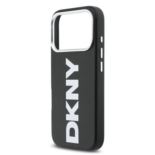 DKNY DKNY iPhone 17 Pro Back cover case - MagSafe - Full Wrap With Large Vertical Logo - Black