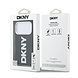 DKNY DKNY iPhone 17 Pro Backcover hoesje - MagSafe - Full Wrap With Large Vertical Logo - Zwart