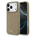 DKNY DKNY iPhone 17 Pro/iPhone 18 Pro Handyhülle MagSafe Gittermuster - Taupe