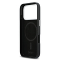 DKNY DKNY iPhone 17 Pro Back cover coque - MagSafe - Full Wrap With Large Vertical Logo - Noir
