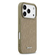 DKNY DKNY iPhone 17 Pro Back-Cover hul - MagSafe - Grid Pattern - Taupe