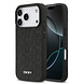 DKNY DKNY iPhone 17 Pro Backcover hoesje - MagSafe - Grid Pattern - Zwart