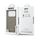 DKNY DKNY iPhone 17 Pro Backcover hoesje - MagSafe - Grid Pattern - Taupe
