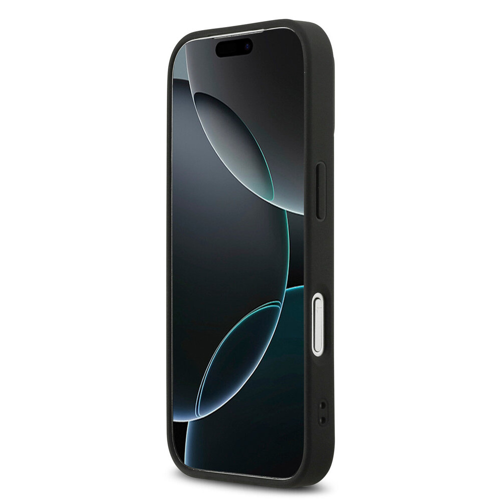 DKNY DKNY iPhone 17 Pro Back cover coque - MagSafe - Grid Pattern - Noir