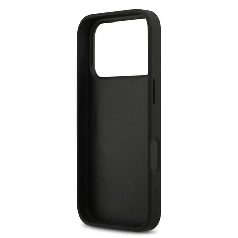DKNY DKNY iPhone 17 Pro Backcover hoesje - MagSafe - Grid Pattern - Zwart