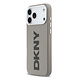 DKNY DKNY iPhone 17 Pro Max Backcover hoesje - MagSafe - Full Wrap With Large Vertical Logo - Beige DKNY DKNY iPhone 17 Pro Max Backcover hoesje - MagSafe - Full Wrap With Large Vertical Logo - Beige