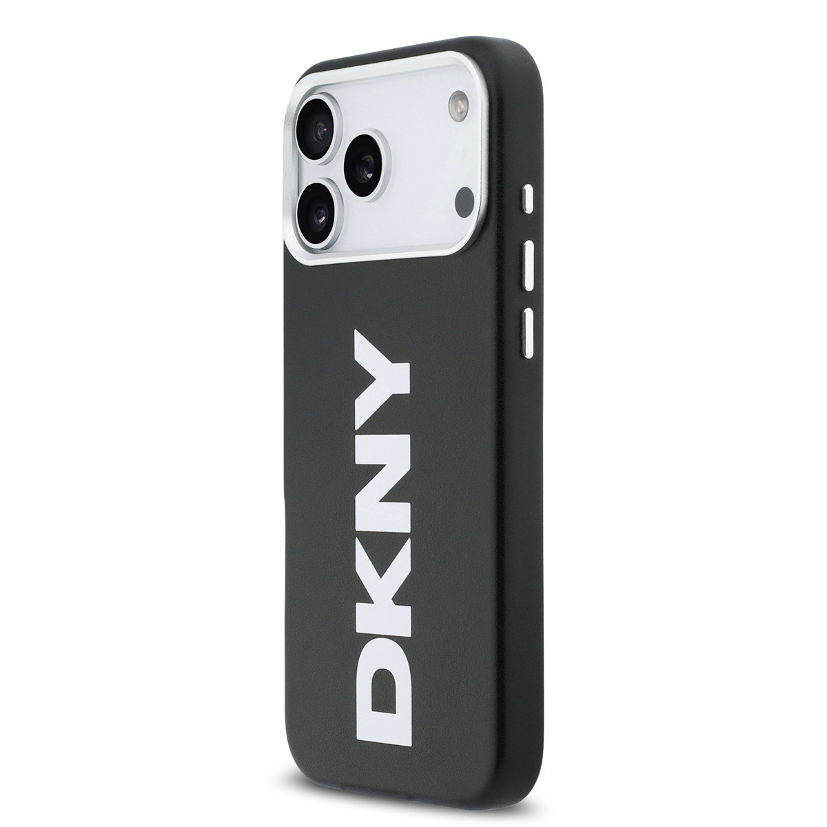 DKNY DKNY iPhone 17 Pro Max Backcover hoesje - MagSafe - Full Wrap With Large Vertical Logo - Zwart, foto 2 van 6