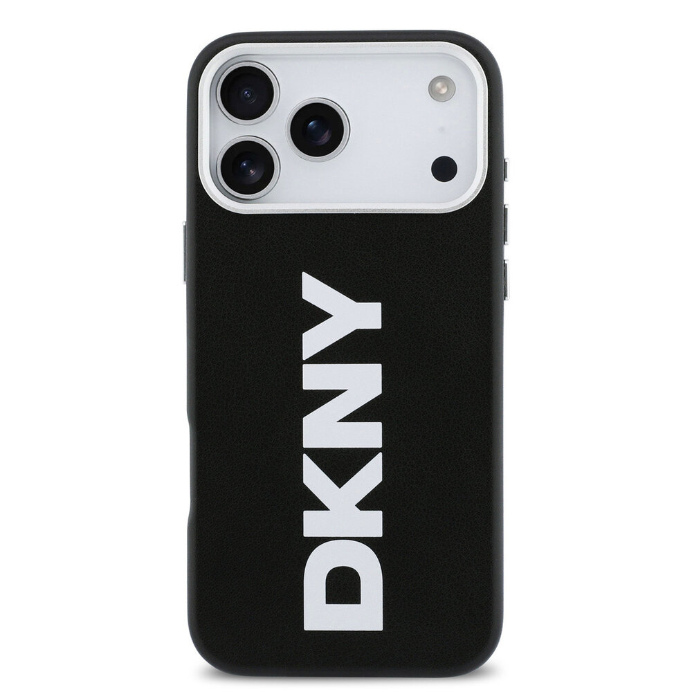DKNY DKNY iPhone 17 Pro Max Back cover coque - MagSafe - Full Wrap With Large Vertical Logo - Noir DKNY DKNY iPhone 17 Pro Max Back cover coque - MagSafe - Full Wrap With Large Vertical Logo - Noir