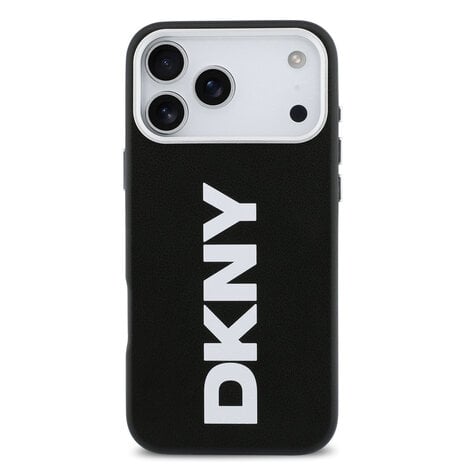 DKNY DKNY iPhone 17 Pro Max Back cover coque - MagSafe - Full Wrap With Large Vertical Logo - Noir DKNY DKNY iPhone 17 Pro Max Back cover coque - MagSafe - Full Wrap With Large Vertical Logo - Noir