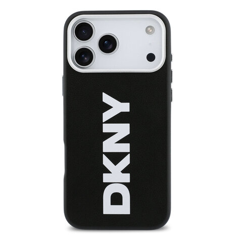 DKNY DKNY iPhone 17 Pro Max Back-Cover hul - MagSafe - Full Wrap With Large Vertical Logo - Schwarz