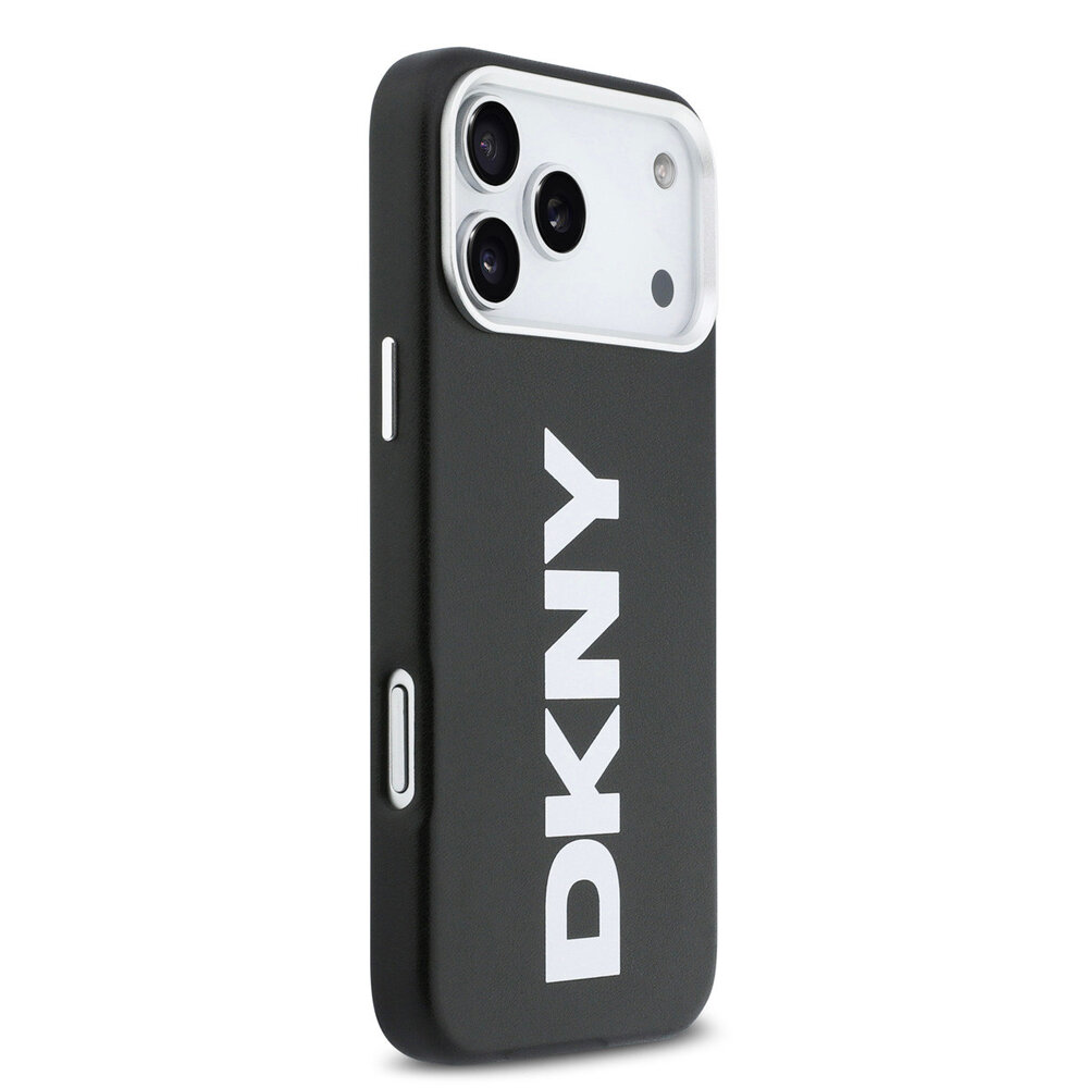 DKNY DKNY iPhone 17 Pro Max Back cover coque - MagSafe - Full Wrap With Large Vertical Logo - Noir DKNY DKNY iPhone 17 Pro Max Back cover coque - MagSafe - Full Wrap With Large Vertical Logo - Noir