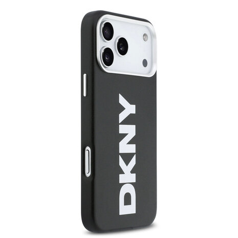 DKNY DKNY iPhone 17 Pro Max Back cover coque - MagSafe - Full Wrap With Large Vertical Logo - Noir DKNY DKNY iPhone 17 Pro Max Back cover coque - MagSafe - Full Wrap With Large Vertical Logo - Noir
