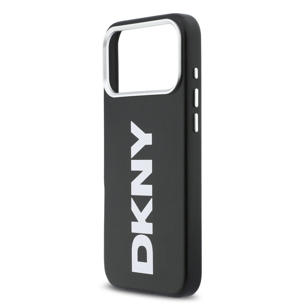 DKNY DKNY iPhone 17 Pro Max Back-Cover hul - MagSafe - Full Wrap With Large Vertical Logo - Schwarz
