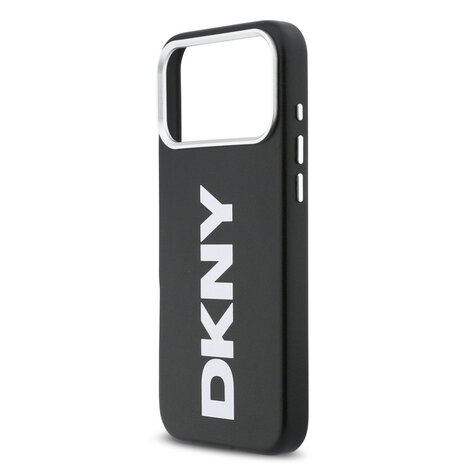DKNY DKNY iPhone 17 Pro Max Back cover case - MagSafe - Full Wrap With Large Vertical Logo - Black DKNY DKNY iPhone 17 Pro Max Back cover case - MagSafe - Full Wrap With Large Vertical Logo - Black