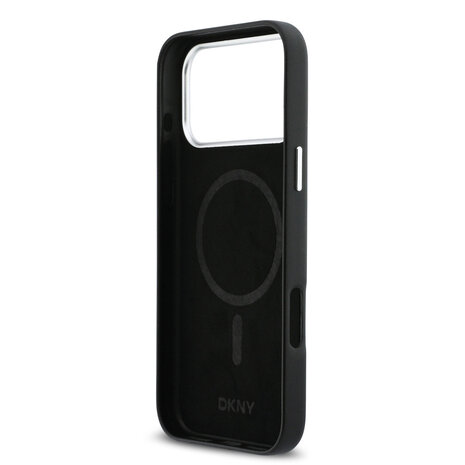 DKNY DKNY iPhone 17 Pro Max Back cover coque - MagSafe - Full Wrap With Large Vertical Logo - Noir DKNY DKNY iPhone 17 Pro Max Back cover coque - MagSafe - Full Wrap With Large Vertical Logo - Noir