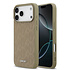 DKNY iPhone 17 Pro Max Backcover hoesje - MagSafe - Grid Pattern - Taupe