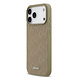 DKNY DKNY iPhone 17 Pro Max Back cover case - MagSafe - Grid Pattern - Taupe