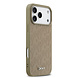 DKNY DKNY iPhone 17 Pro Max Back cover coque - MagSafe - Grid Pattern - Taupe