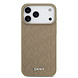 DKNY DKNY iPhone 17 Pro Max Back cover coque - MagSafe - Grid Pattern - Taupe