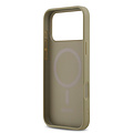 DKNY DKNY iPhone 17 Pro Max/iPhone 18 Pro Max Backcoverhoesje MagSafe Rasterpatroon - Taupe