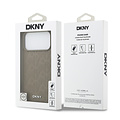 DKNY DKNY iPhone 17 Pro Max/iPhone 18 Pro Max Handyhülle MagSafe Gittermuster - Taupe