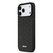 DKNY DKNY iPhone 17 Pro Max Backcover hoesje - MagSafe - Grid Pattern - Zwart