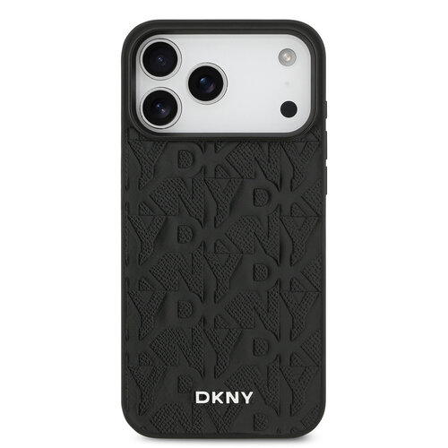 DKNY DKNY iPhone 17 Pro Max/iPhone 18 Pro Max Handyhülle MagSafe Gittermuster - Schwarz