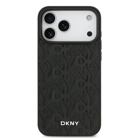 DKNY DKNY iPhone 17 Pro Max Back cover coque - MagSafe - Grid Pattern - Noir DKNY DKNY iPhone 17 Pro Max Back cover coque - MagSafe - Grid Pattern - Noir