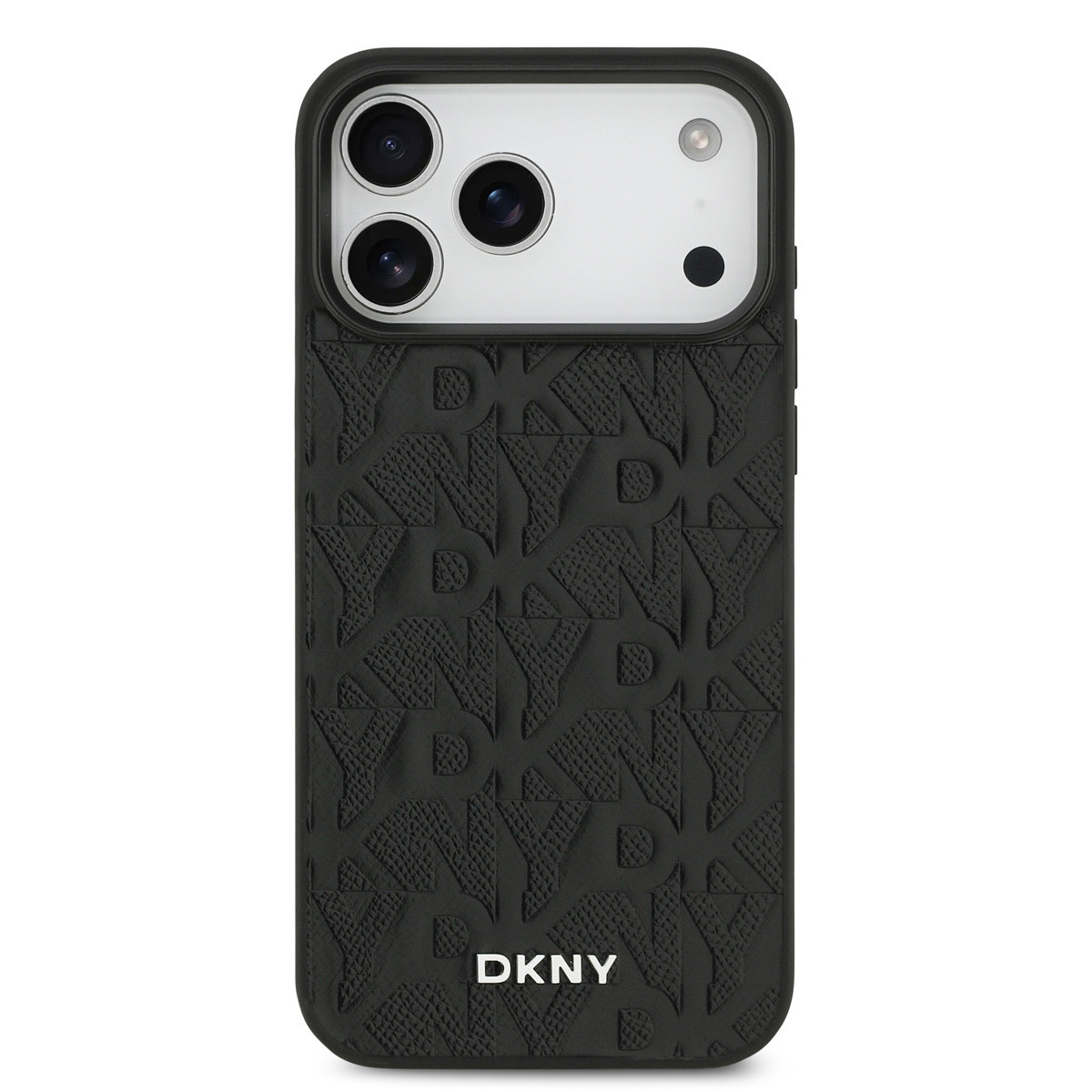 DKNY DKNY iPhone 17 Pro Max Backcover hoesje - MagSafe - Grid Pattern - Zwart, foto 3 van 6