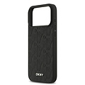 DKNY DKNY iPhone 17 Pro Max/iPhone 18 Pro Max Backcoverhoesje MagSafe Rasterpatroon - Zwart