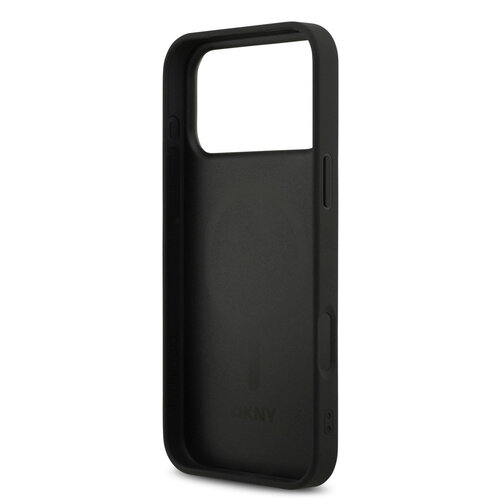 DKNY DKNY iPhone 17 Pro Max/iPhone 18 Pro Max Handyhülle MagSafe Gittermuster - Schwarz