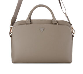 Guess Guess Wallet sac - Grained Zipper Pocket - Triangle Logo - Marron Guess Guess Wallet sac - Grained Zipper Pocket - Triangle Logo - Marron