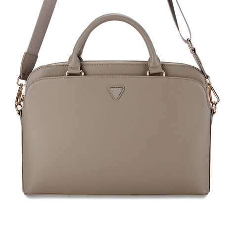 Guess Guess Wallet sac - Grained Zipper Pocket - Triangle Logo - Marron Guess Guess Wallet sac - Grained Zipper Pocket - Triangle Logo - Marron