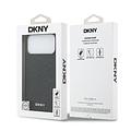 DKNY DKNY iPhone 17 Pro Max/iPhone 18 Pro Max Backcoverhoesje MagSafe Rasterpatroon - Zwart