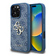 Guess Guess iPhone 16 Pro Back cover case - MagSafe - 4G Classic Logo With Strap - Blue