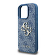 Guess Guess iPhone 16 Pro Back cover coque - MagSafe - 4G Classic Logo With Strap - Bleu Guess Guess iPhone 16 Pro Back cover coque - MagSafe - 4G Classic Logo With Strap - Bleu