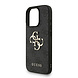 Guess Guess iPhone 16 Pro Back-Cover hul - MagSafe - 4G Classic Logo With Strap - Schwarz Guess Guess iPhone 16 Pro Back-Cover hul - MagSafe - 4G Classic Logo With Strap - Schwarz