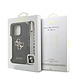 Guess Guess iPhone 16 Pro Back cover coque - MagSafe - 4G Classic Logo With Strap - Noir
