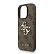 Guess Guess iPhone 16 Pro Back cover case - MagSafe - 4G Classic Logo With Strap - Brown Guess Guess iPhone 16 Pro Back cover case - MagSafe - 4G Classic Logo With Strap - Brown