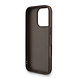 Guess Guess iPhone 16 Pro Back cover coque - MagSafe - 4G Classic Logo With Strap - Marron