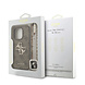 Guess Guess iPhone 16 Pro Back cover case - MagSafe - 4G Classic Logo With Strap - Brown Guess Guess iPhone 16 Pro Back cover case - MagSafe - 4G Classic Logo With Strap - Brown