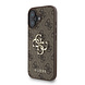 Guess Guess iPhone 16 Plus Back cover coque - MagSafe - 4G Classic Logo With Strap - Marron Guess Guess iPhone 16 Plus Back cover coque - MagSafe - 4G Classic Logo With Strap - Marron