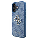 Guess Guess iPhone 16 Back cover coque - MagSafe - 4G Classic Logo With Strap - Bleu Guess Guess iPhone 16 Back cover coque - MagSafe - 4G Classic Logo With Strap - Bleu